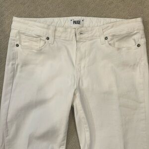 PAIGE skinny white jeans